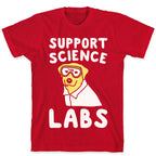 Support Science Labs White Print T-Shirt