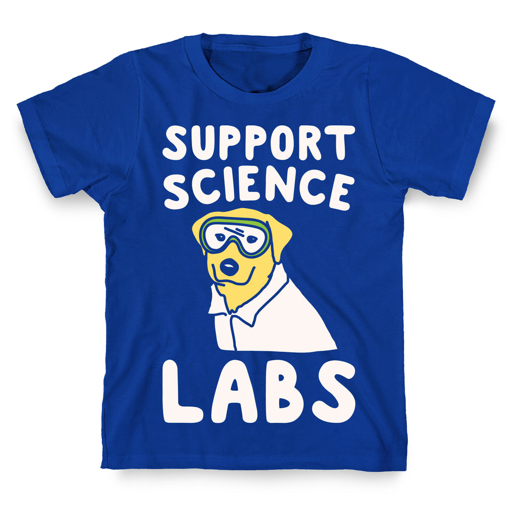 Support Science Labs White Print T-Shirt