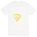Support Science Labs White Print T-Shirt