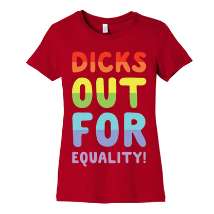 Dicks Out For Equality Women's Cotton Tee