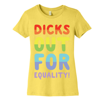 Dicks Out For Equality Women's Cotton Tee