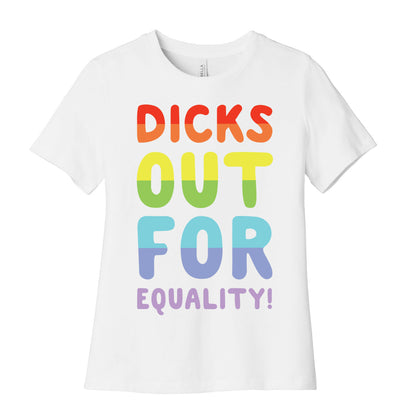 Dicks Out For Equality Women's Cotton Tee
