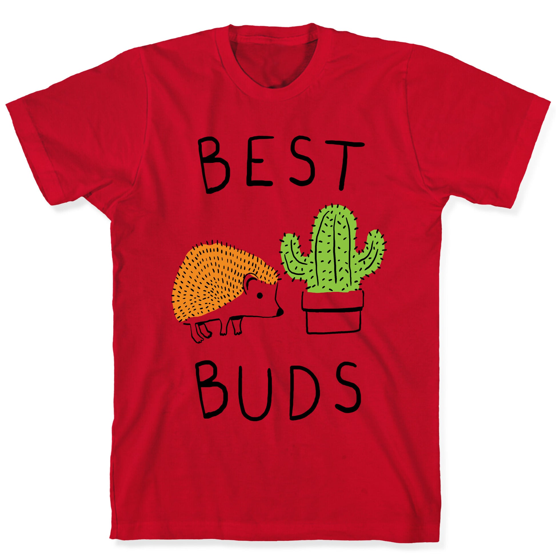 Best Buds Hedgehog Cactus T-Shirt