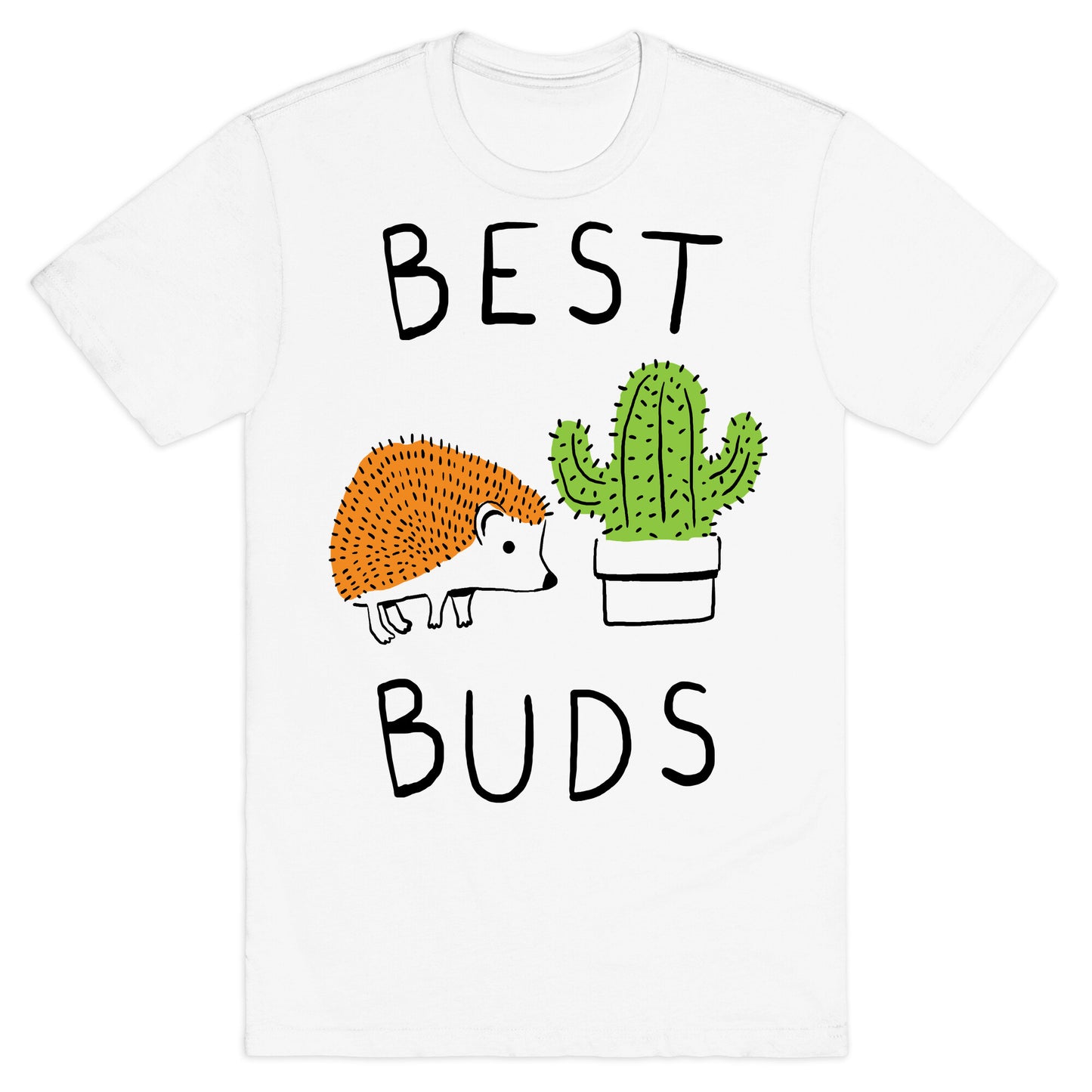 Best Buds Hedgehog Cactus T-Shirt