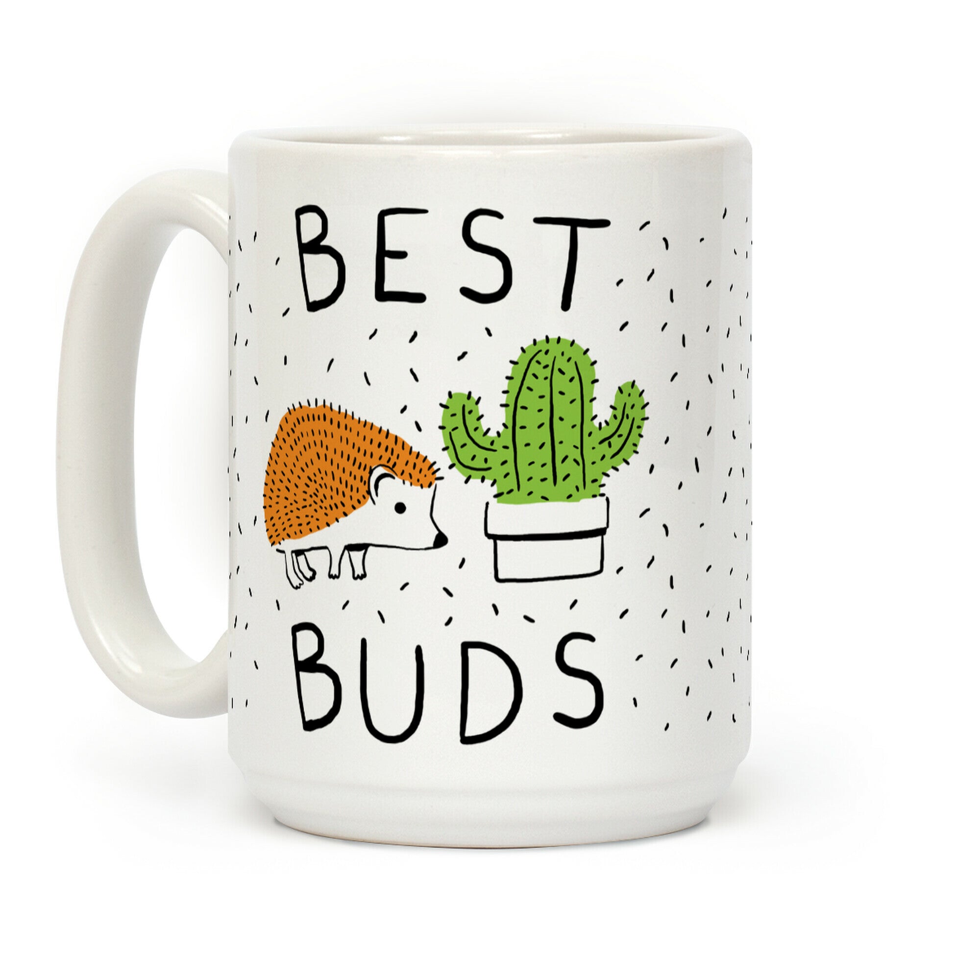 Best Buds Hedgehog Cactus Coffee Mug