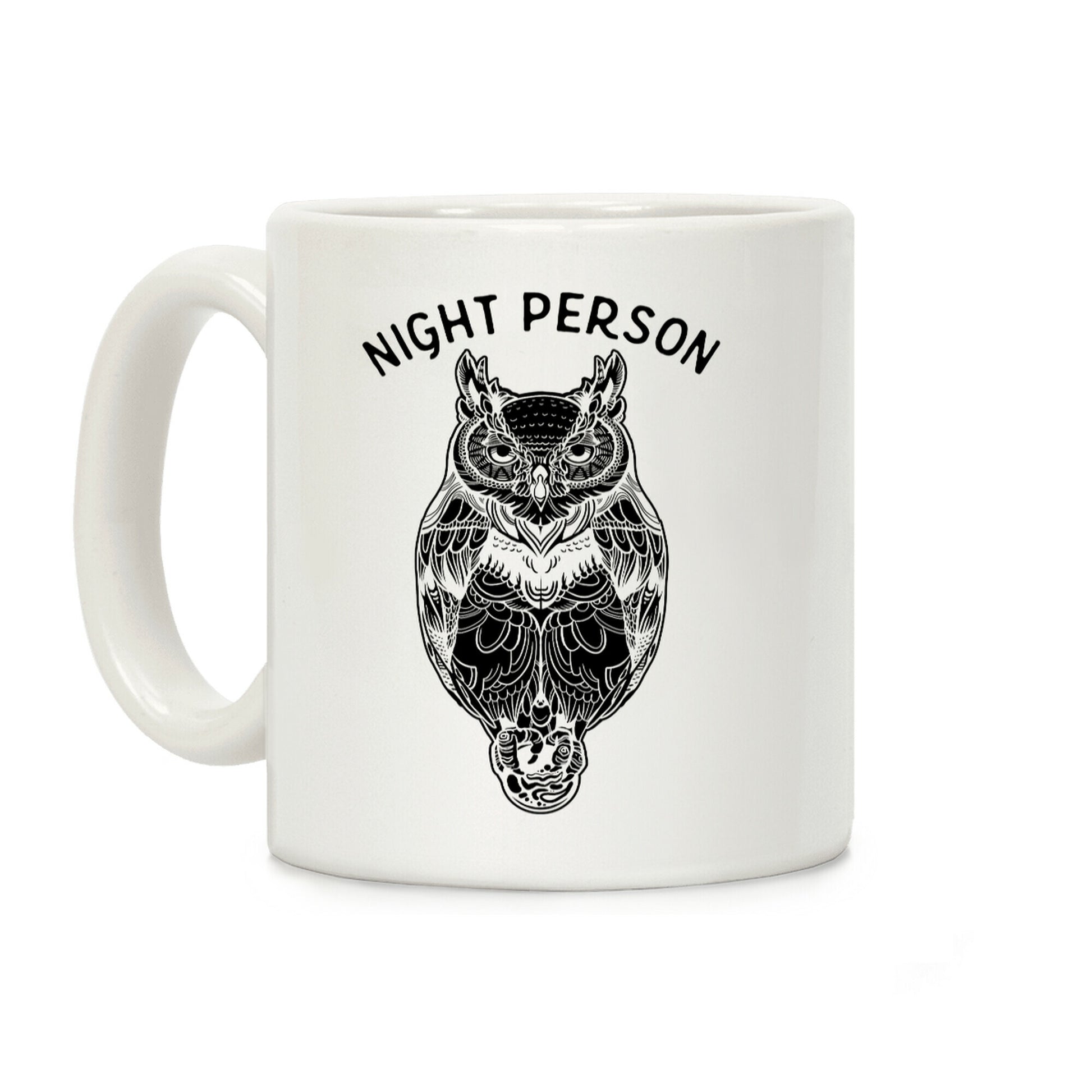 Night Person Owl Coffee Mug