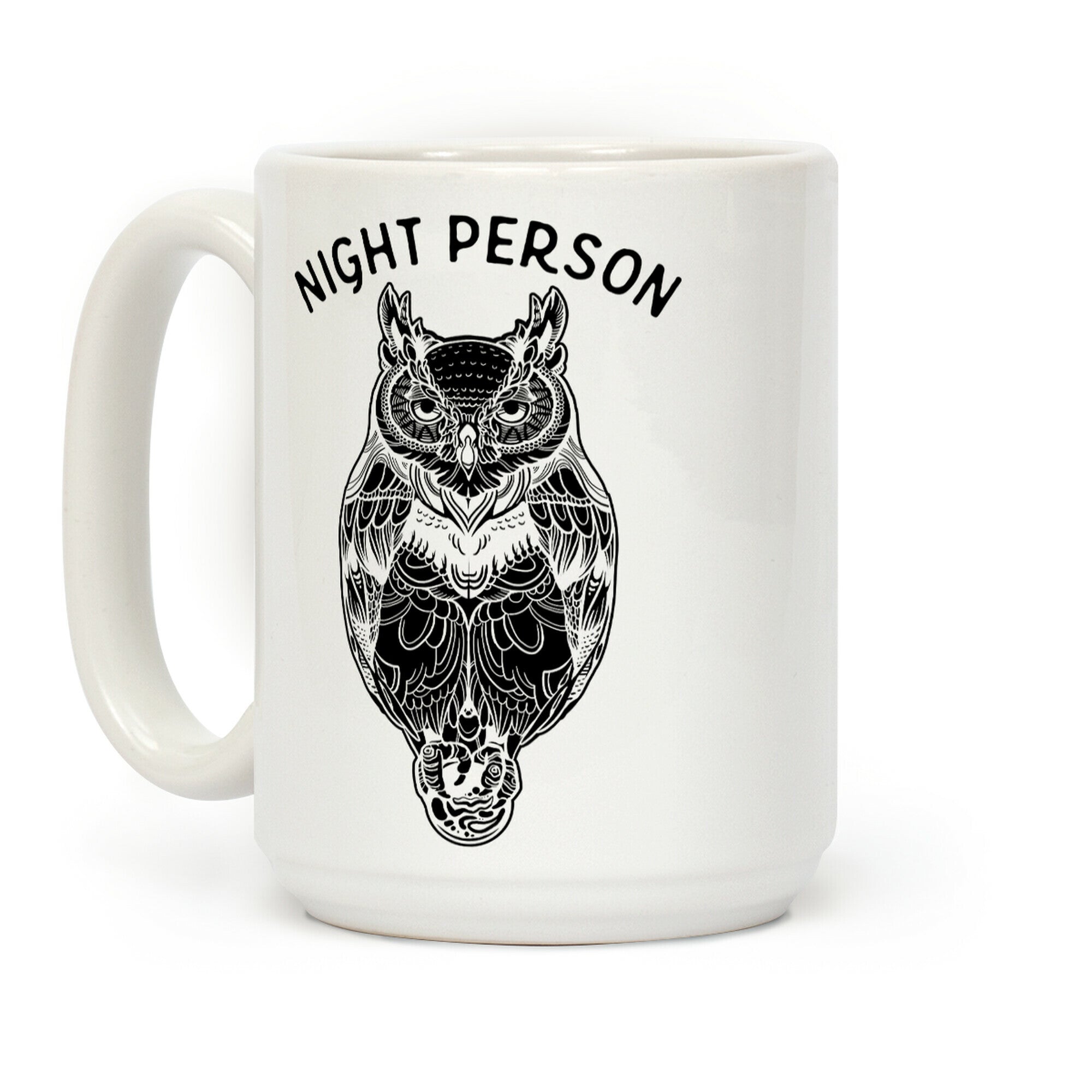 Night Person Owl Coffee Mug