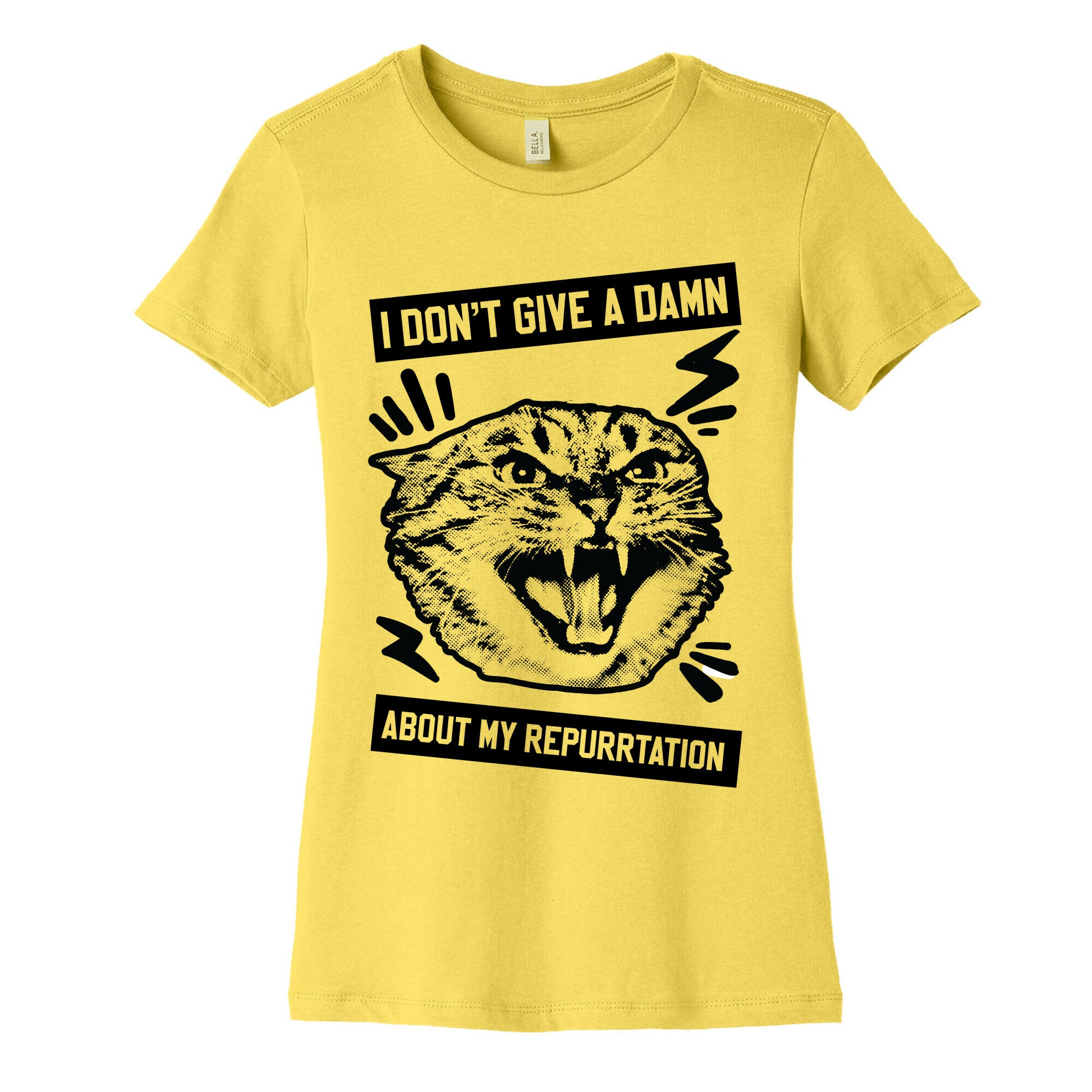 I Don't Give A Damn About My Repurrtation Women's Cotton Tee