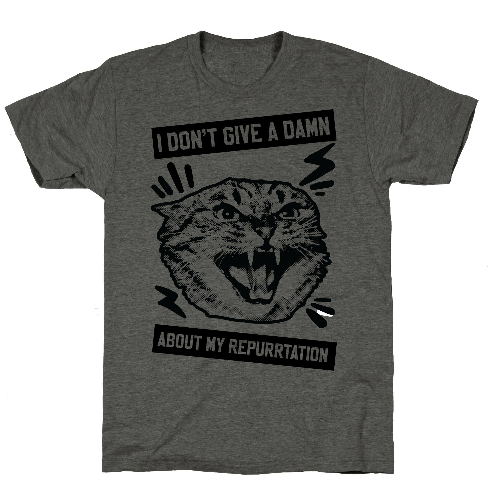 I Don't Give A Damn About My Repurrtation Unisex Triblend Tee