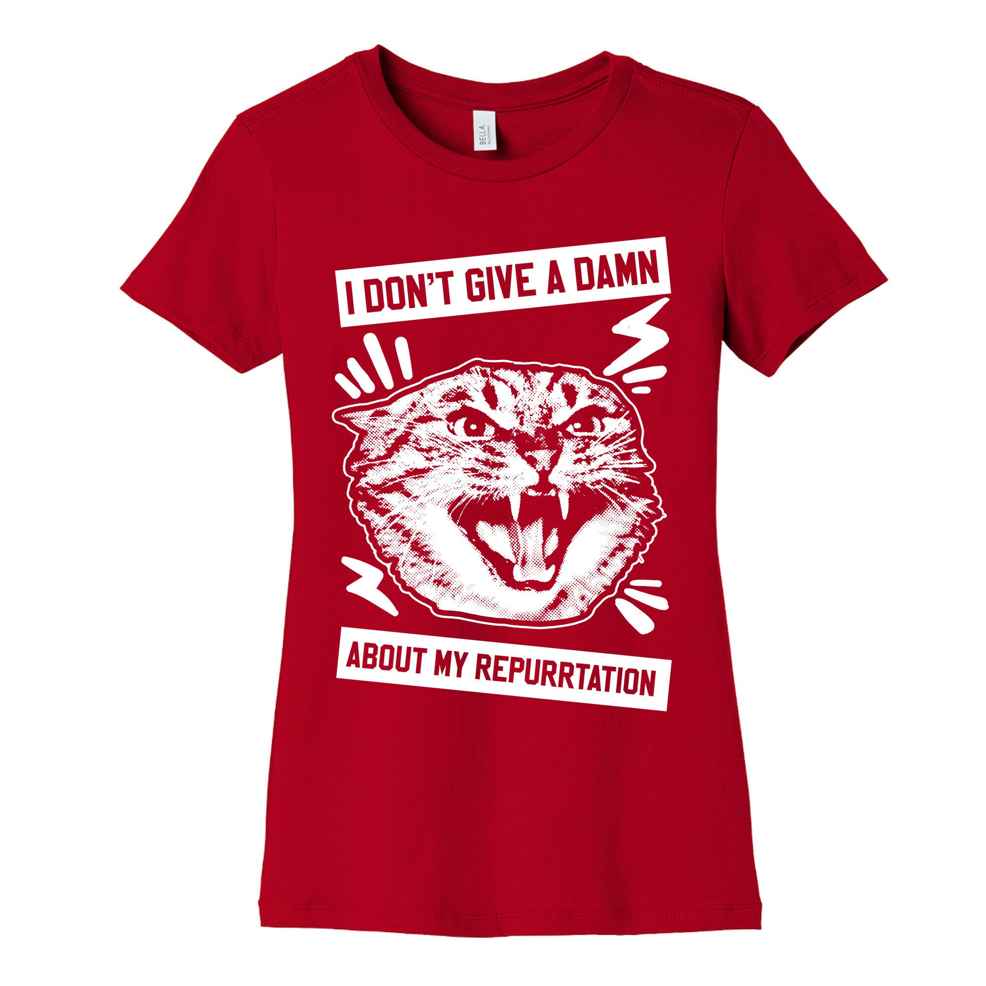 I Don't Give A Damn About My Repurrtation Women's Cotton Tee