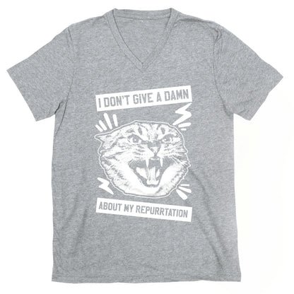 I Don't Give A Damn About My Repurrtation V-Neck