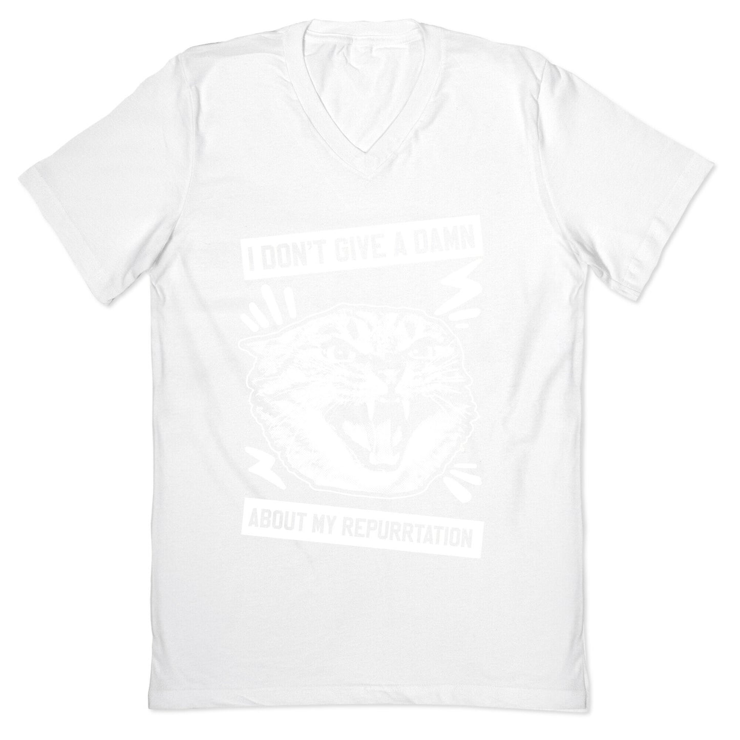 I Don't Give A Damn About My Repurrtation V-Neck
