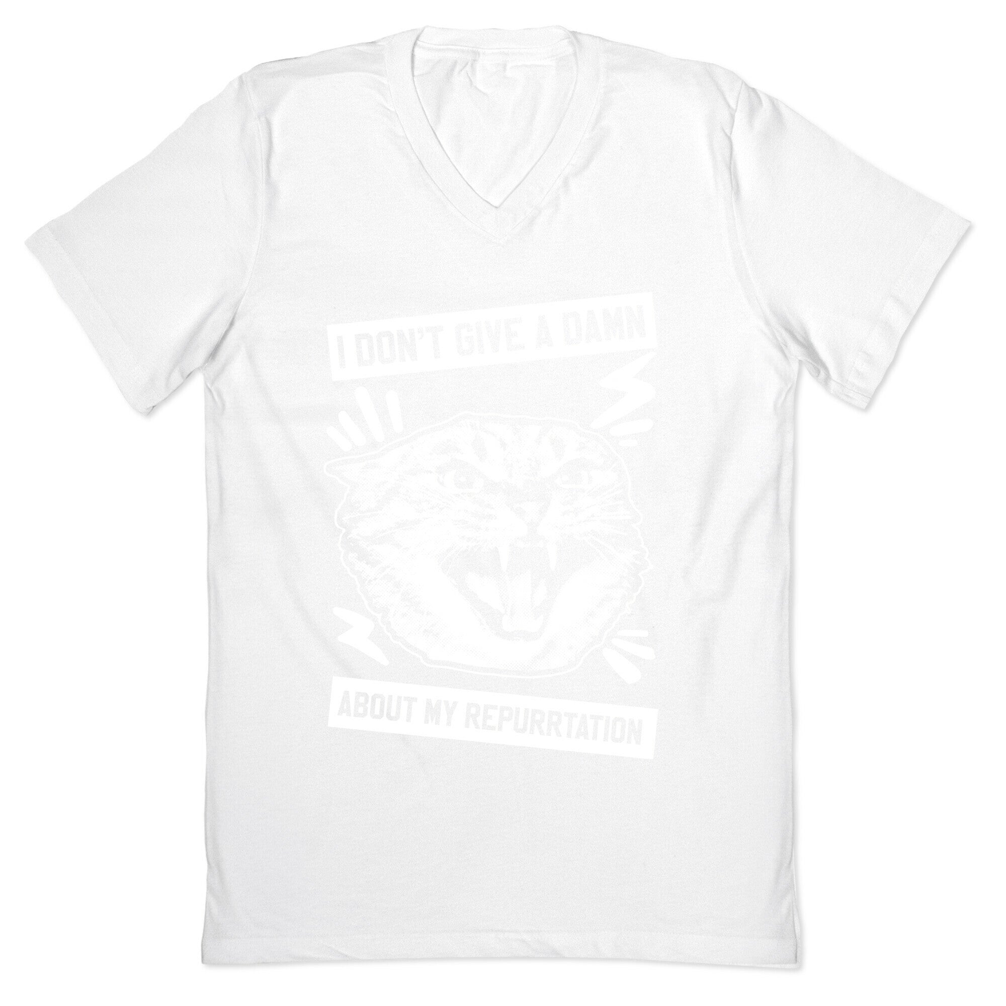 I Don't Give A Damn About My Repurrtation V-Neck
