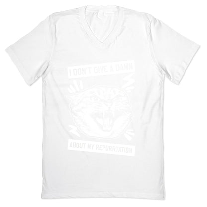I Don't Give A Damn About My Repurrtation V-Neck