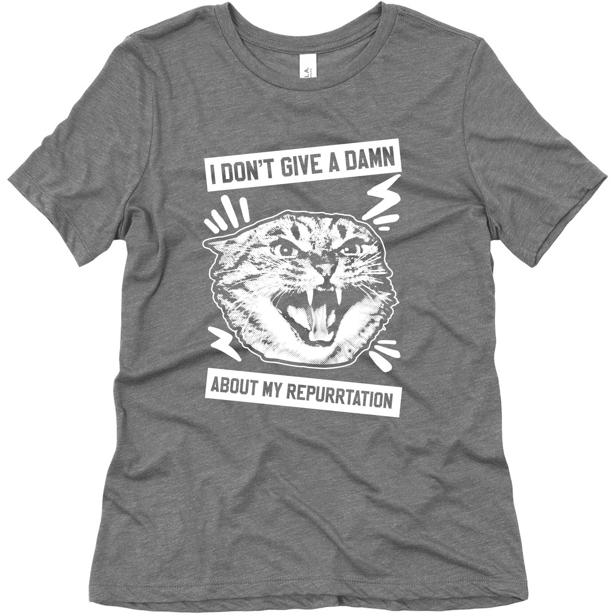 I Don't Give A Damn About My Repurrtation Women's Triblend Tee