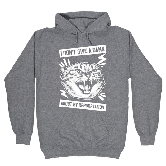 I Don't Give A Damn About My Repurrtation Hoodie