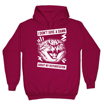 I Don't Give A Damn About My Repurrtation Hoodie