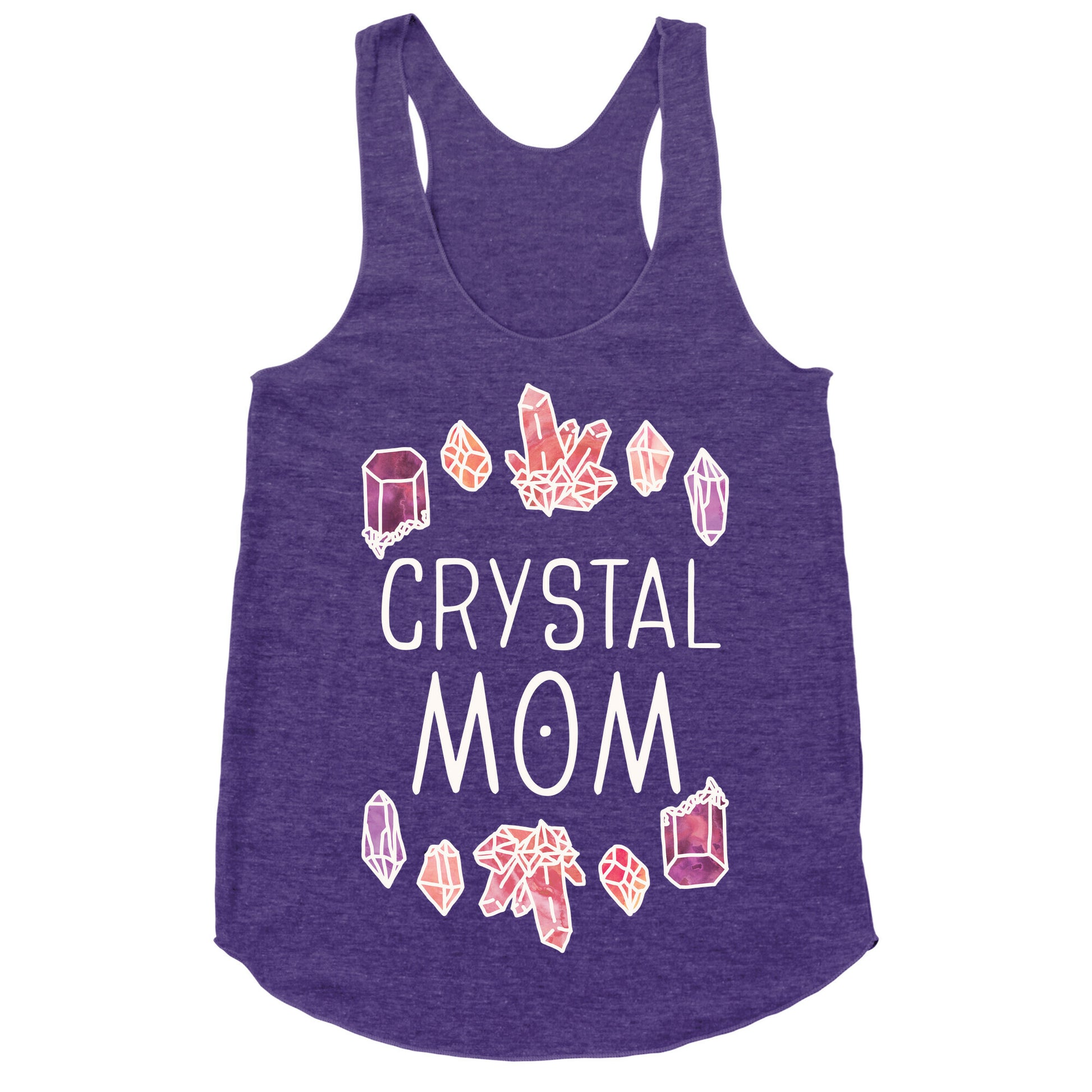 Crystal Mom Racerback Tank