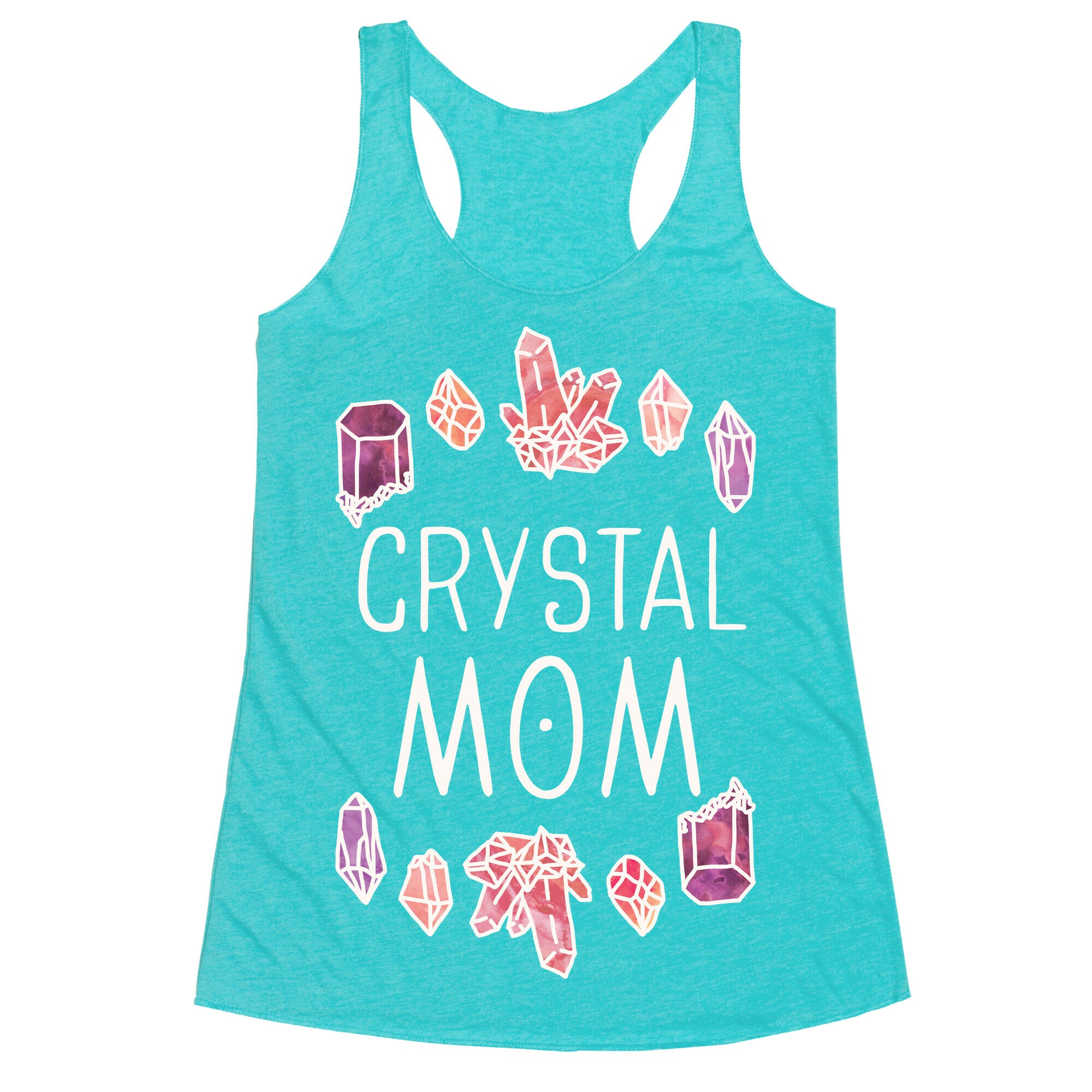 Crystal Mom Racerback Tank