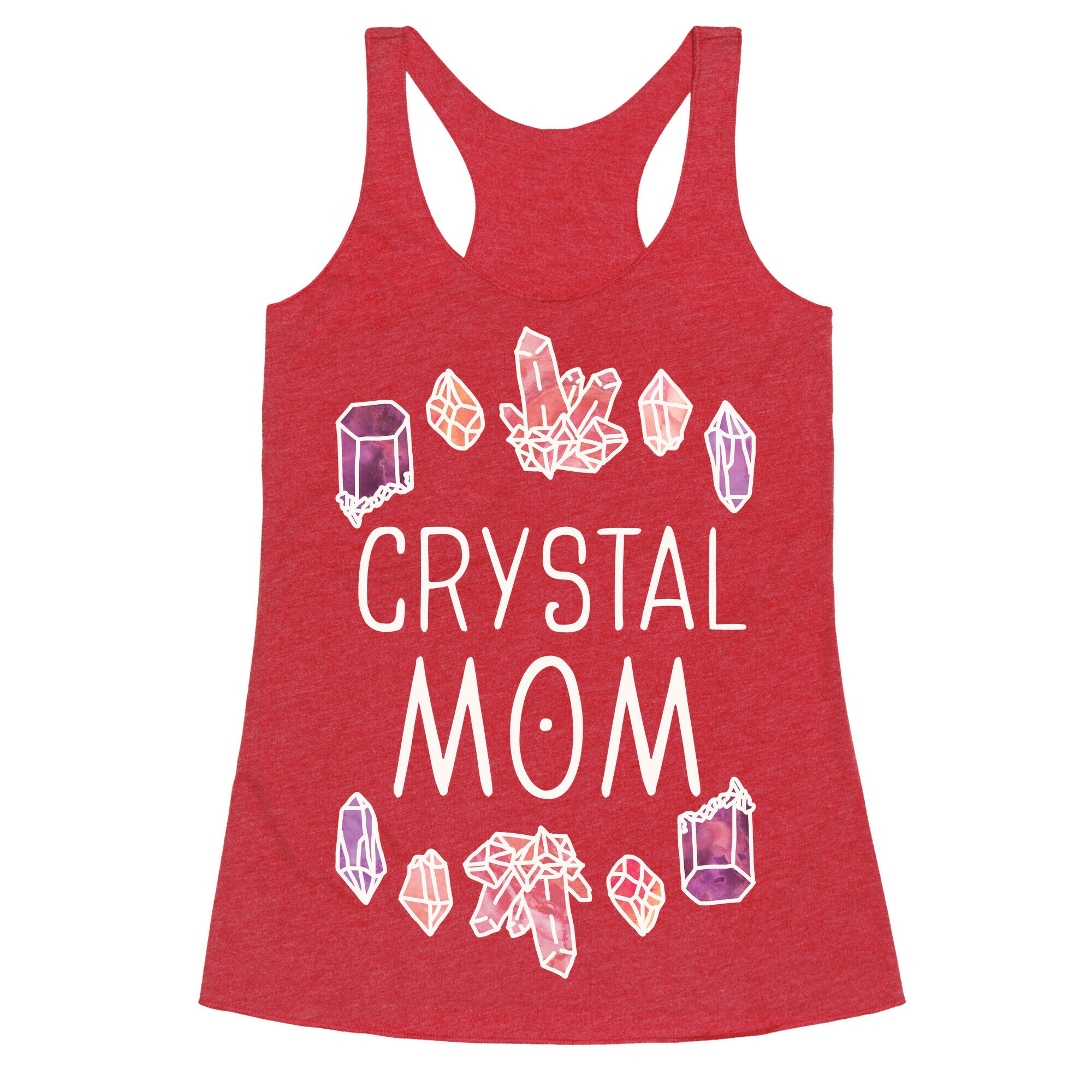 Crystal Mom Racerback Tank