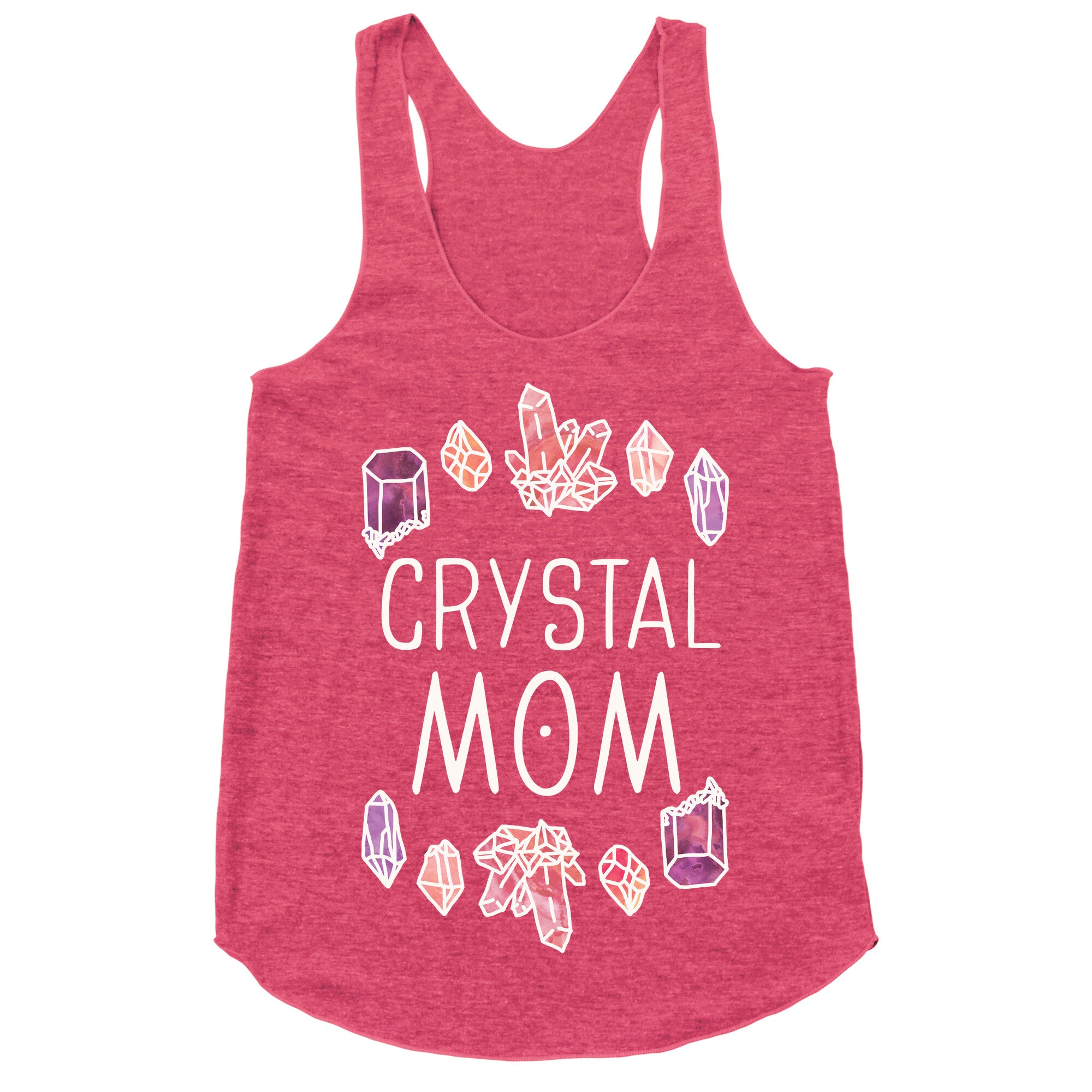 Crystal Mom Racerback Tank
