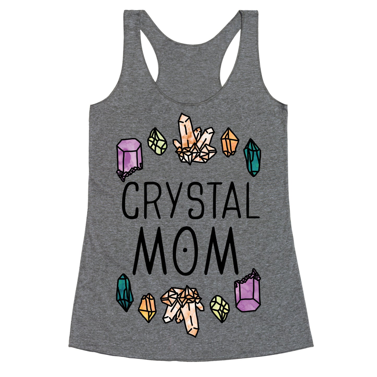 Crystal Mom Racerback Tank