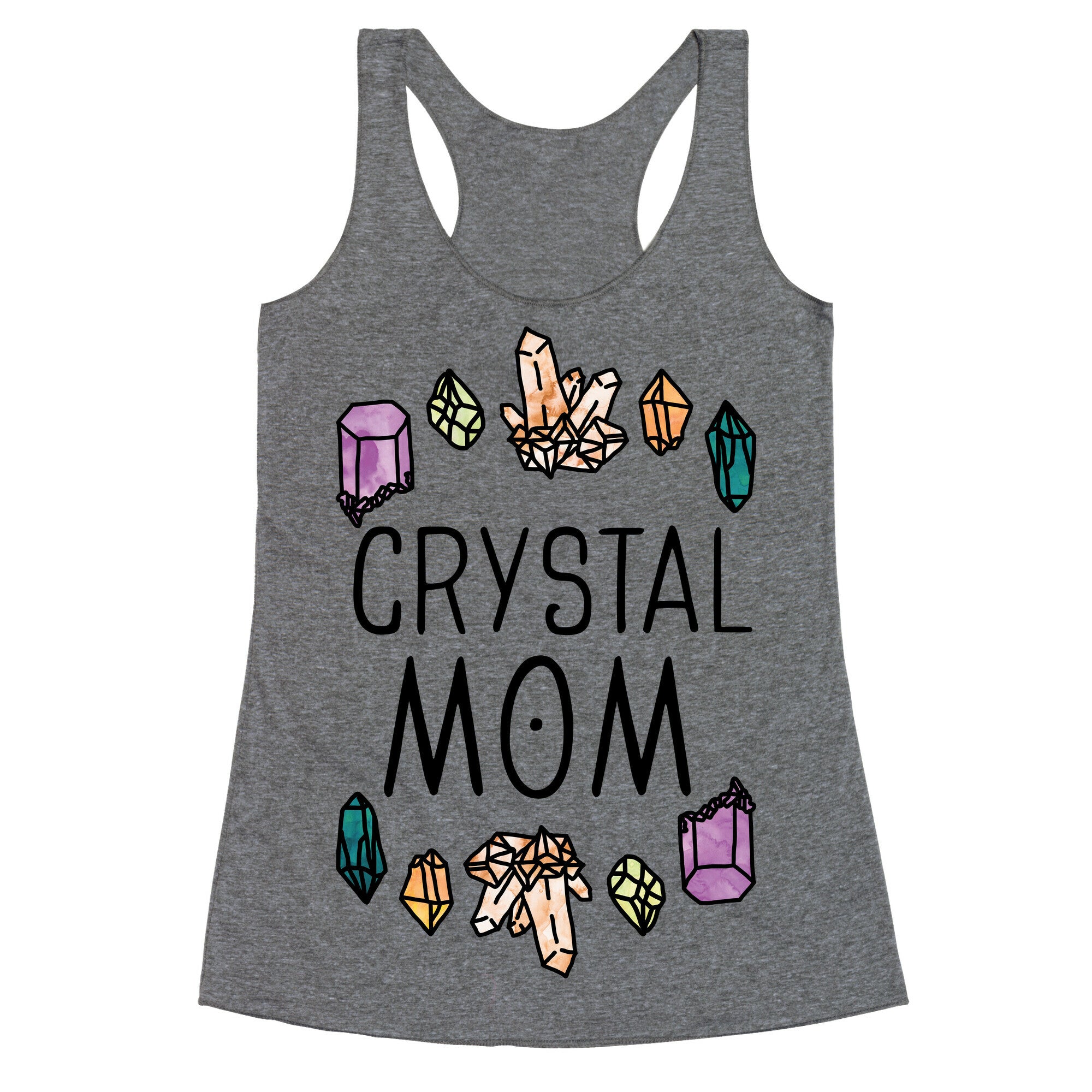 Crystal Mom Racerback Tank