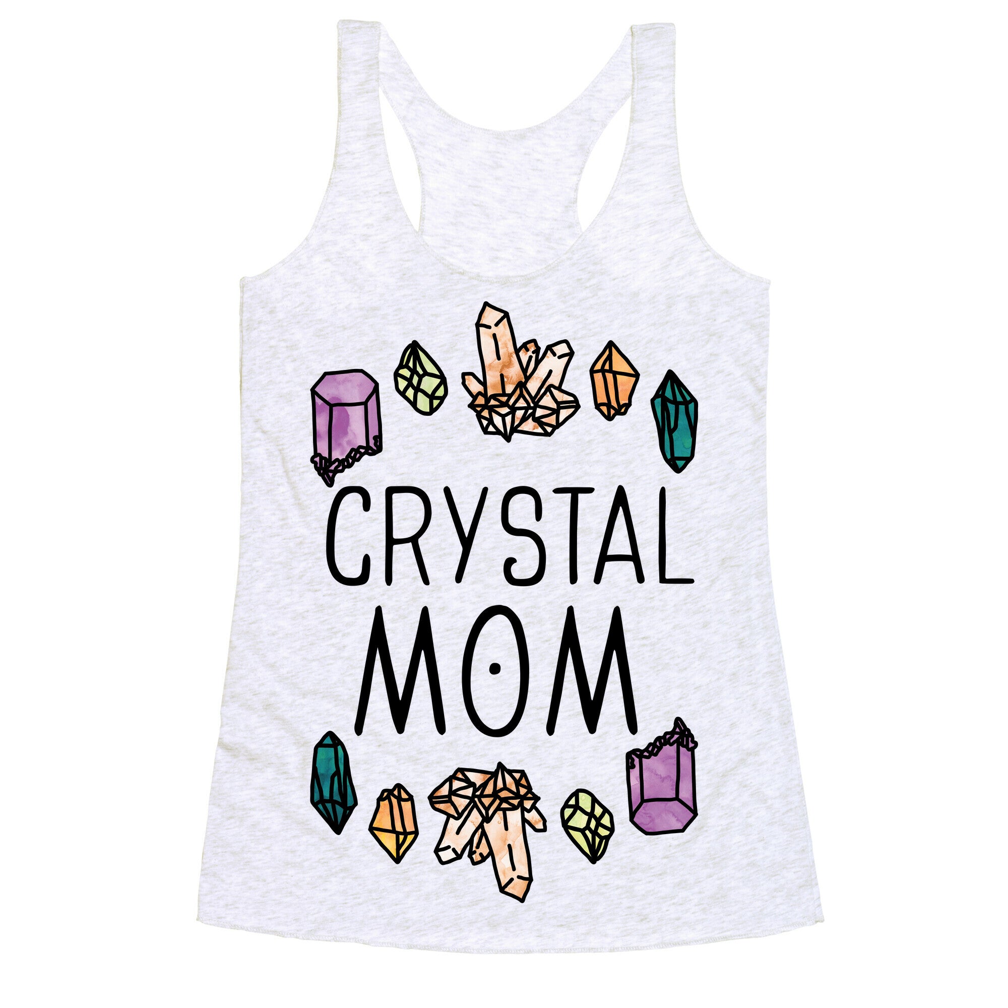 Crystal Mom Racerback Tank