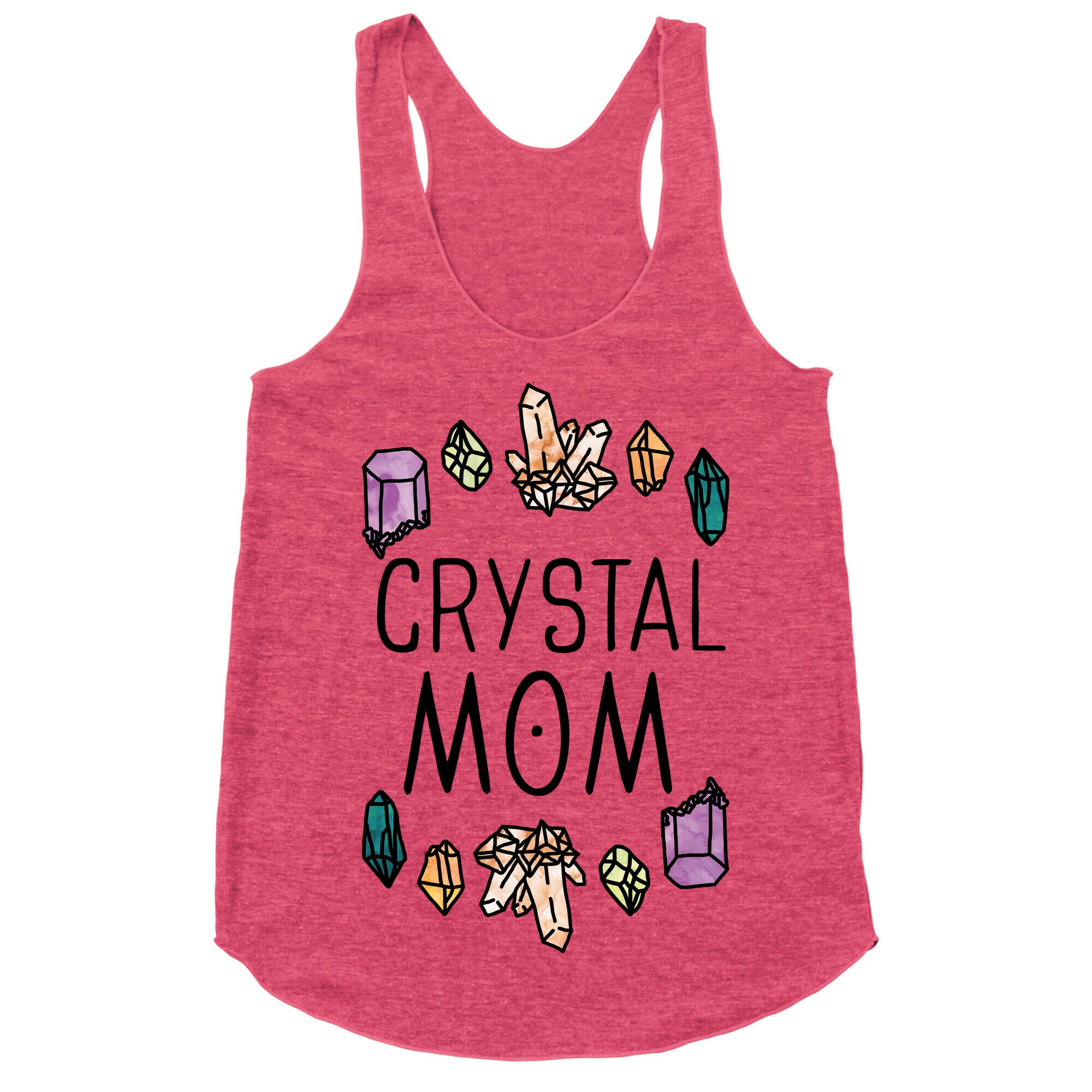 Crystal Mom Racerback Tank