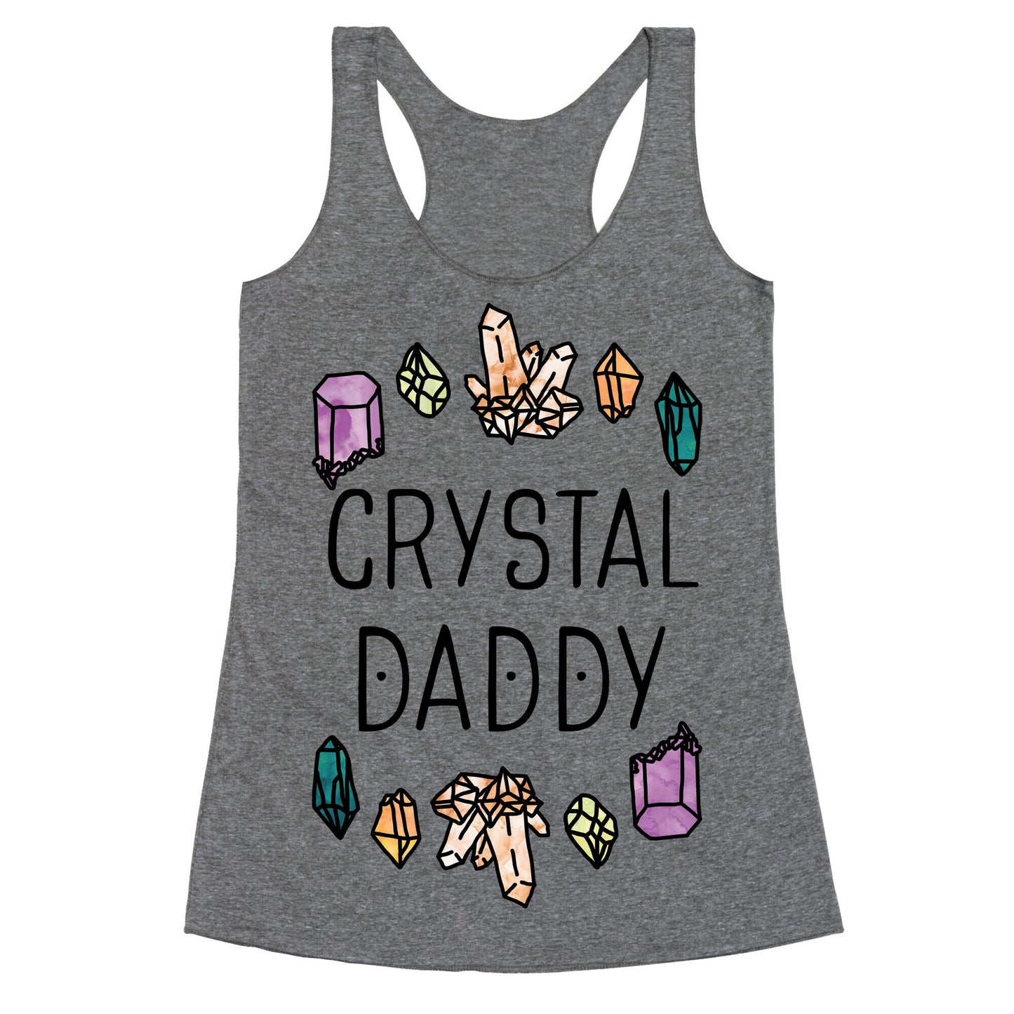 Crystal Daddy Racerback Tank
