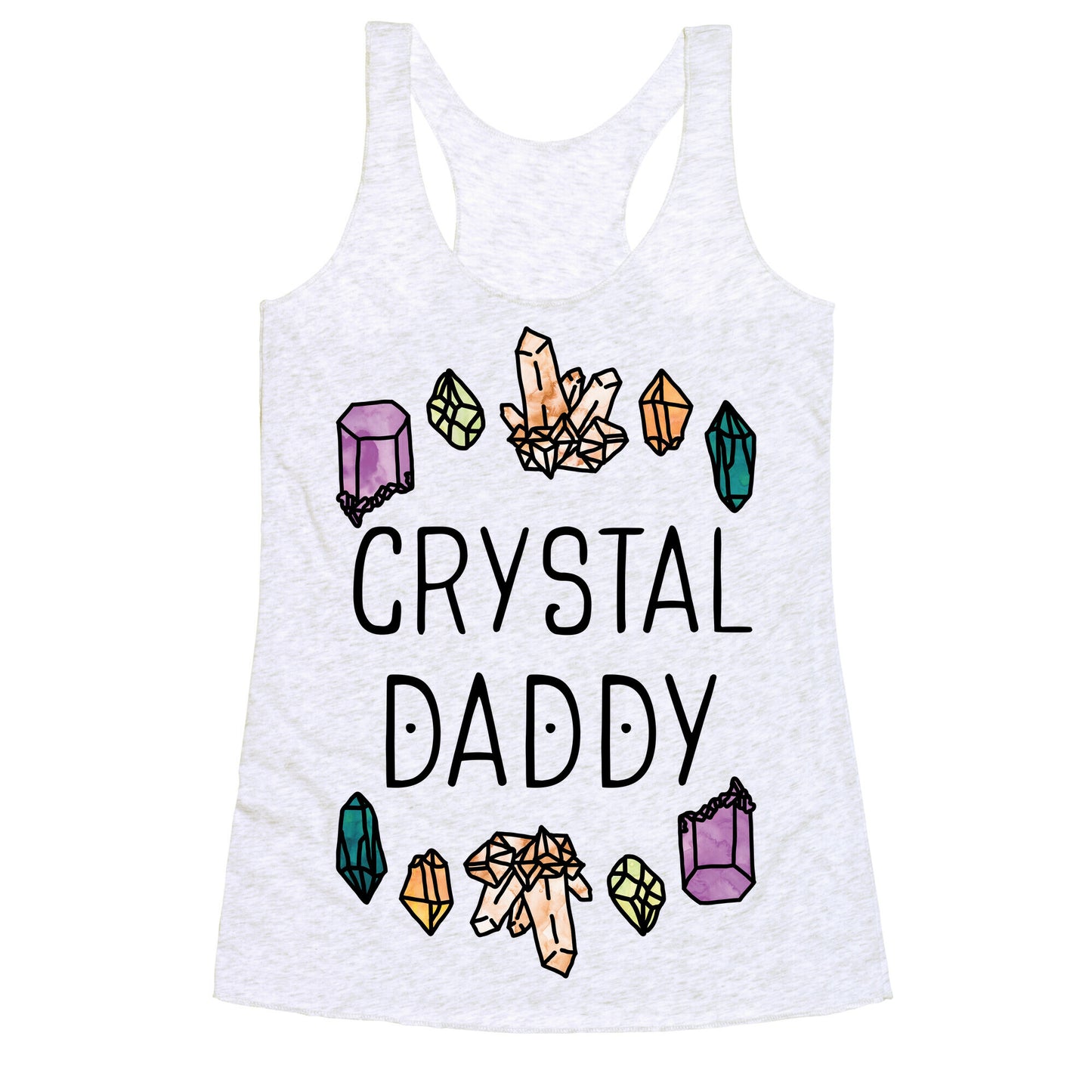 Crystal Daddy Racerback Tank