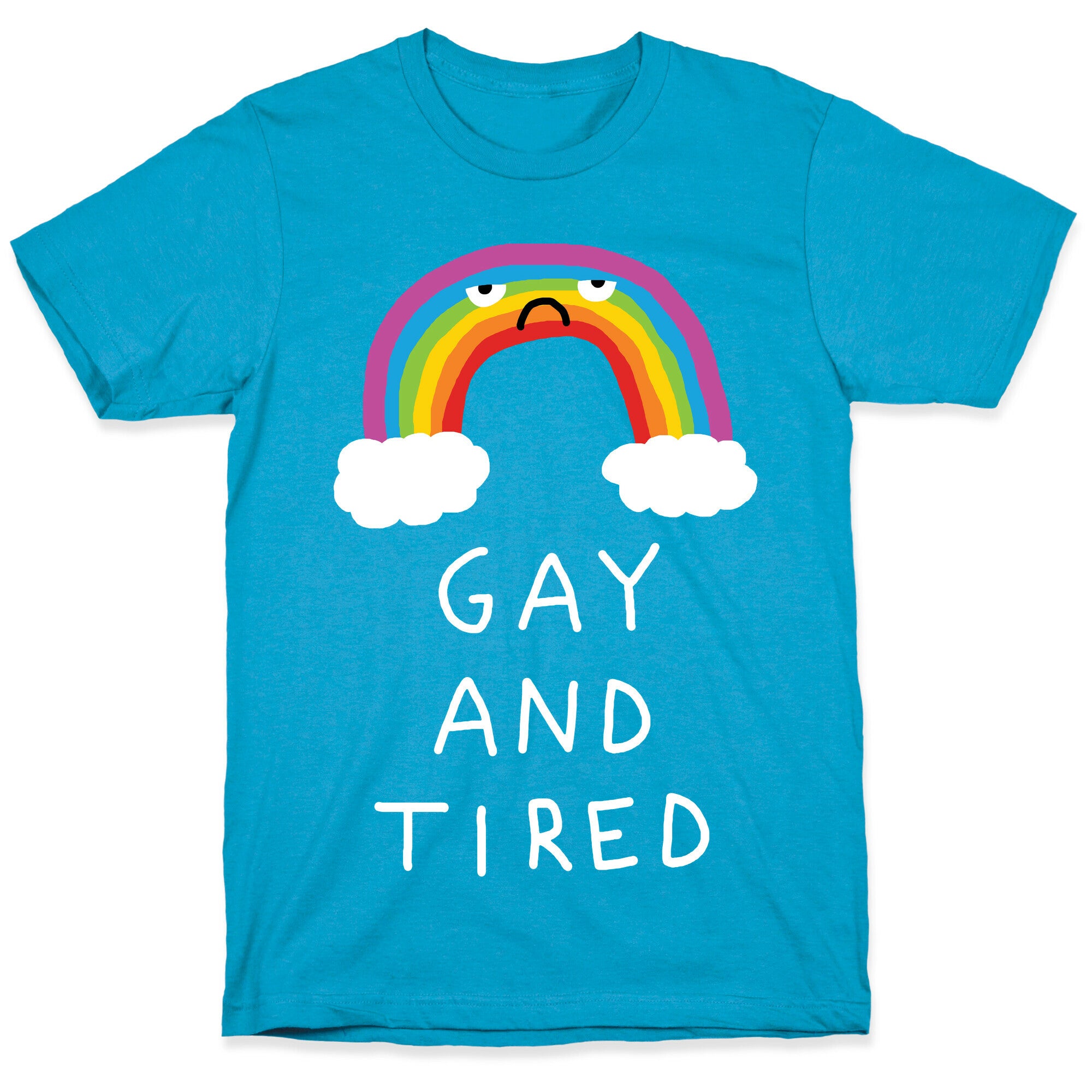 Gay And Tired Unisex Triblend Tee
