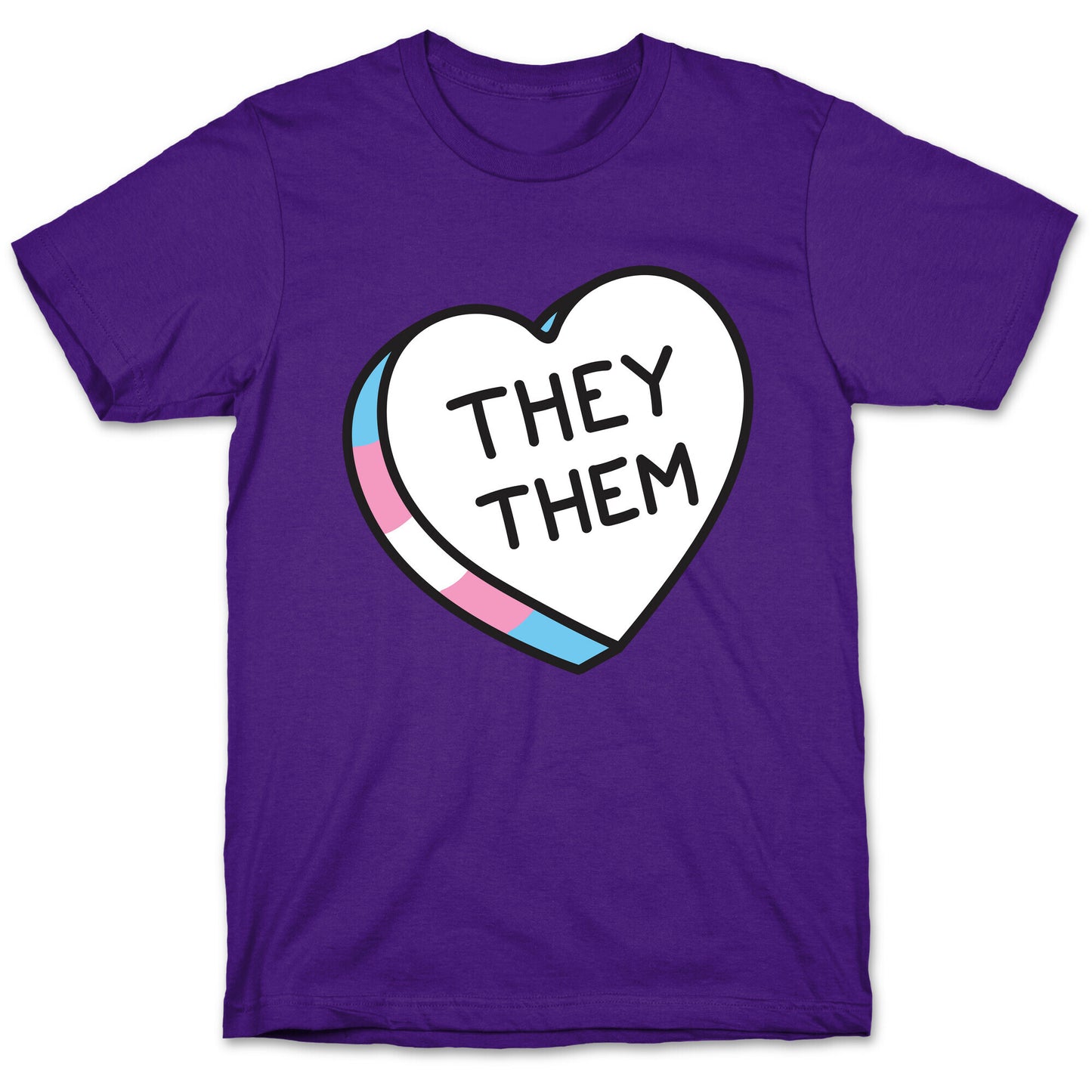 They Them Candy Heart T-Shirt