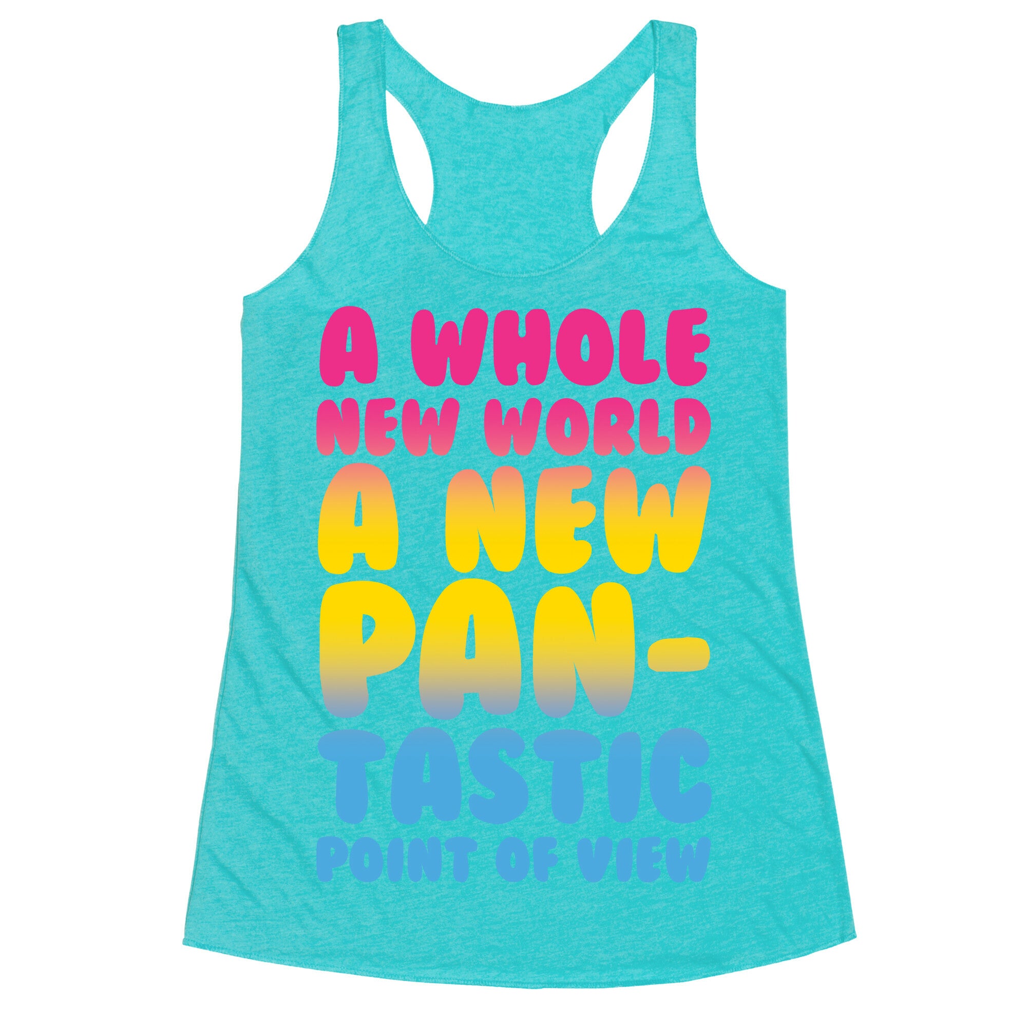 A New Pantastic Point of View Parody Racerback Tank