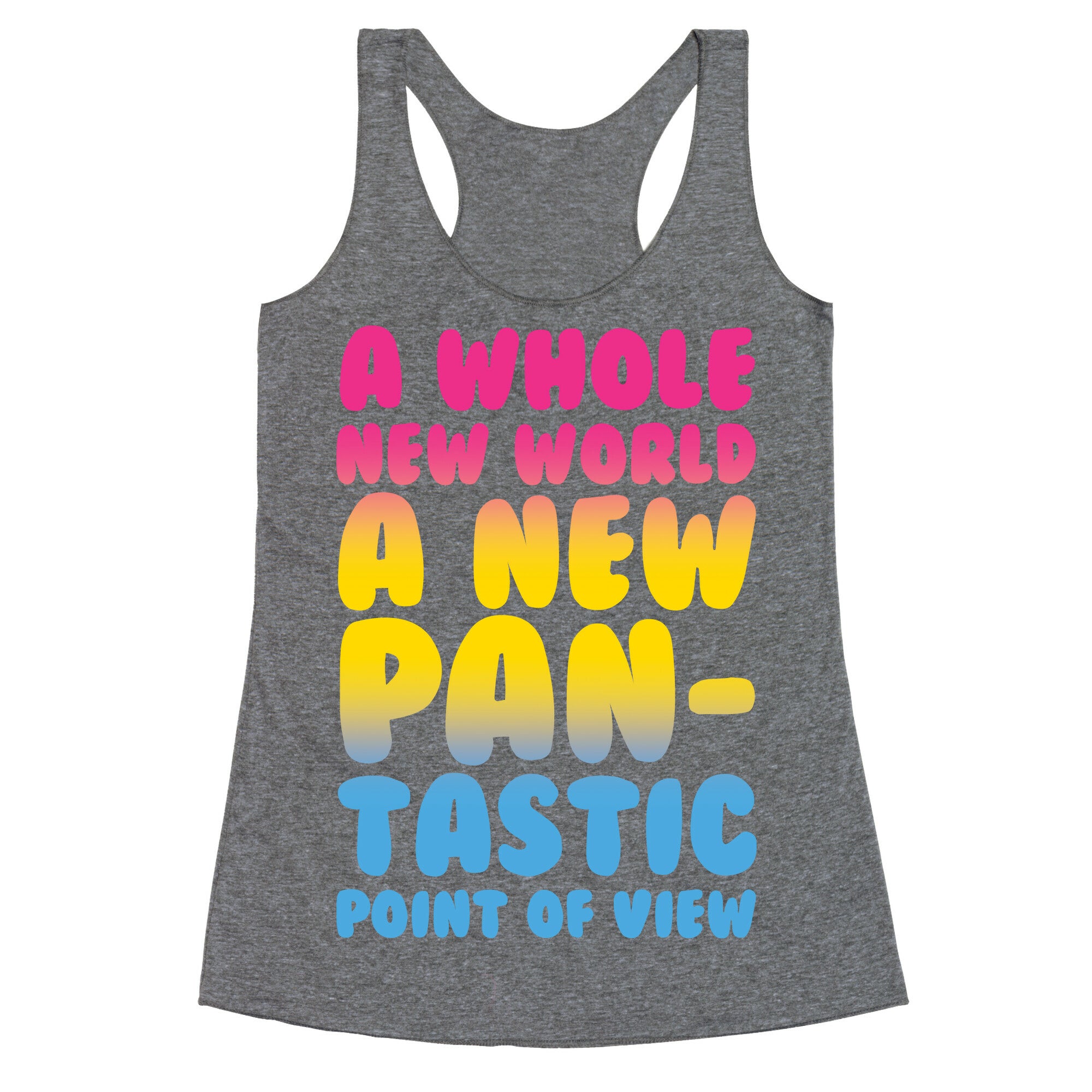 A New Pantastic Point of View Parody Racerback Tank