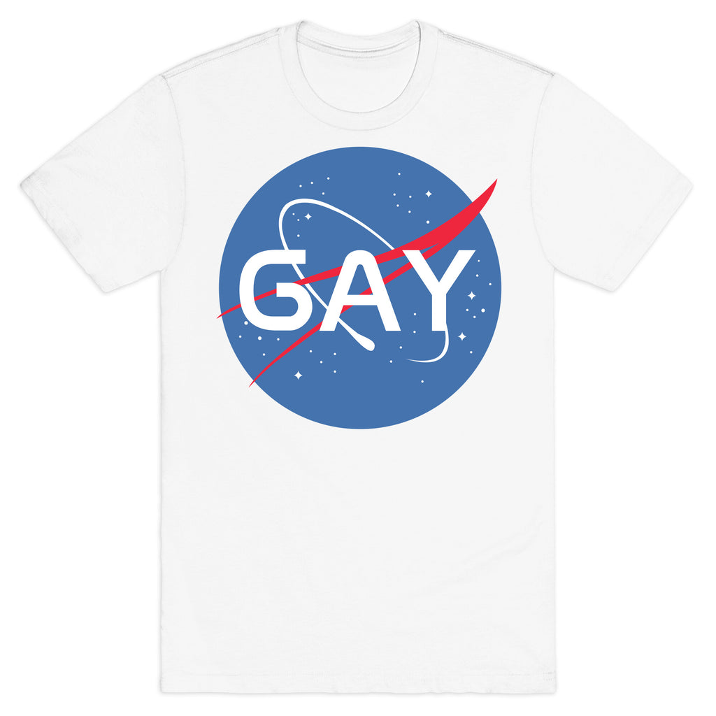 Gay Nasa Parody T-Shirt