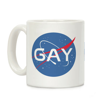 Gay Nasa Parody Coffee Mug