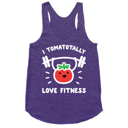 I Tomatotally Love Fitness Racerback Tank