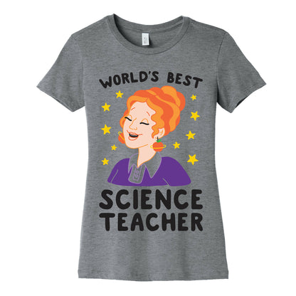 World's Best Science Teacher Women's Cotton Tee