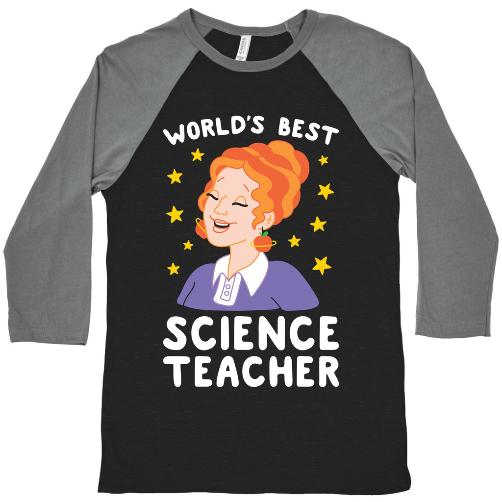 World's Best Science Teacher Baseball Tee