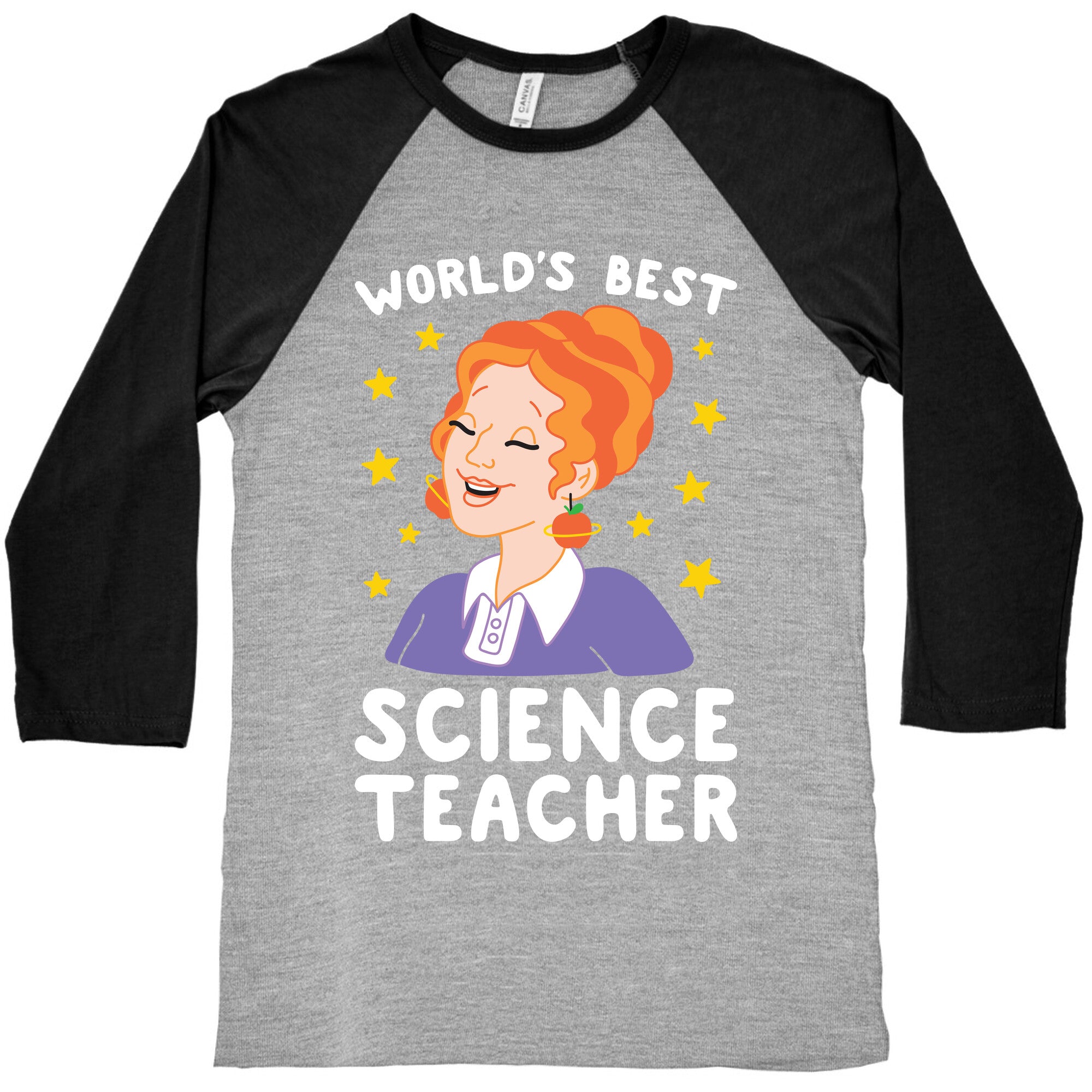 World's Best Science Teacher Baseball Tee