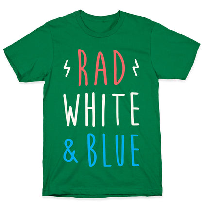 Rad White & Blue T-Shirt
