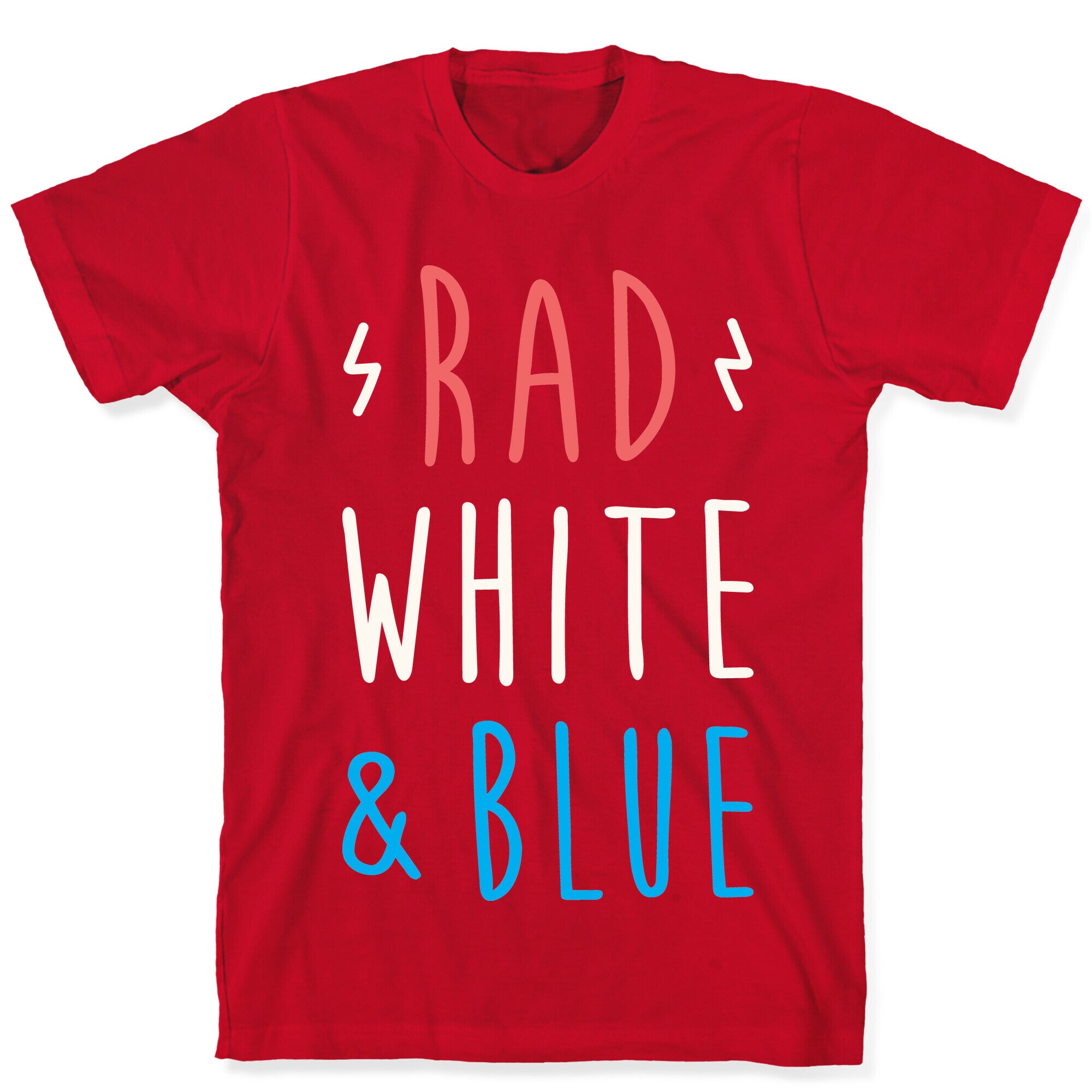Rad White & Blue T-Shirt