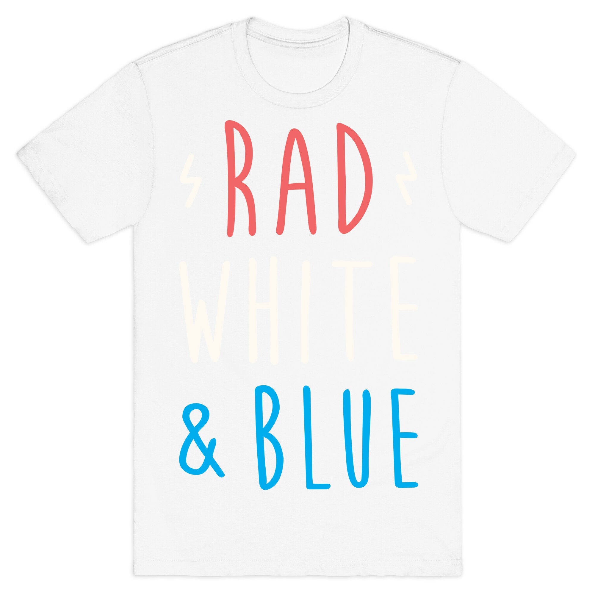 Rad White & Blue T-Shirt