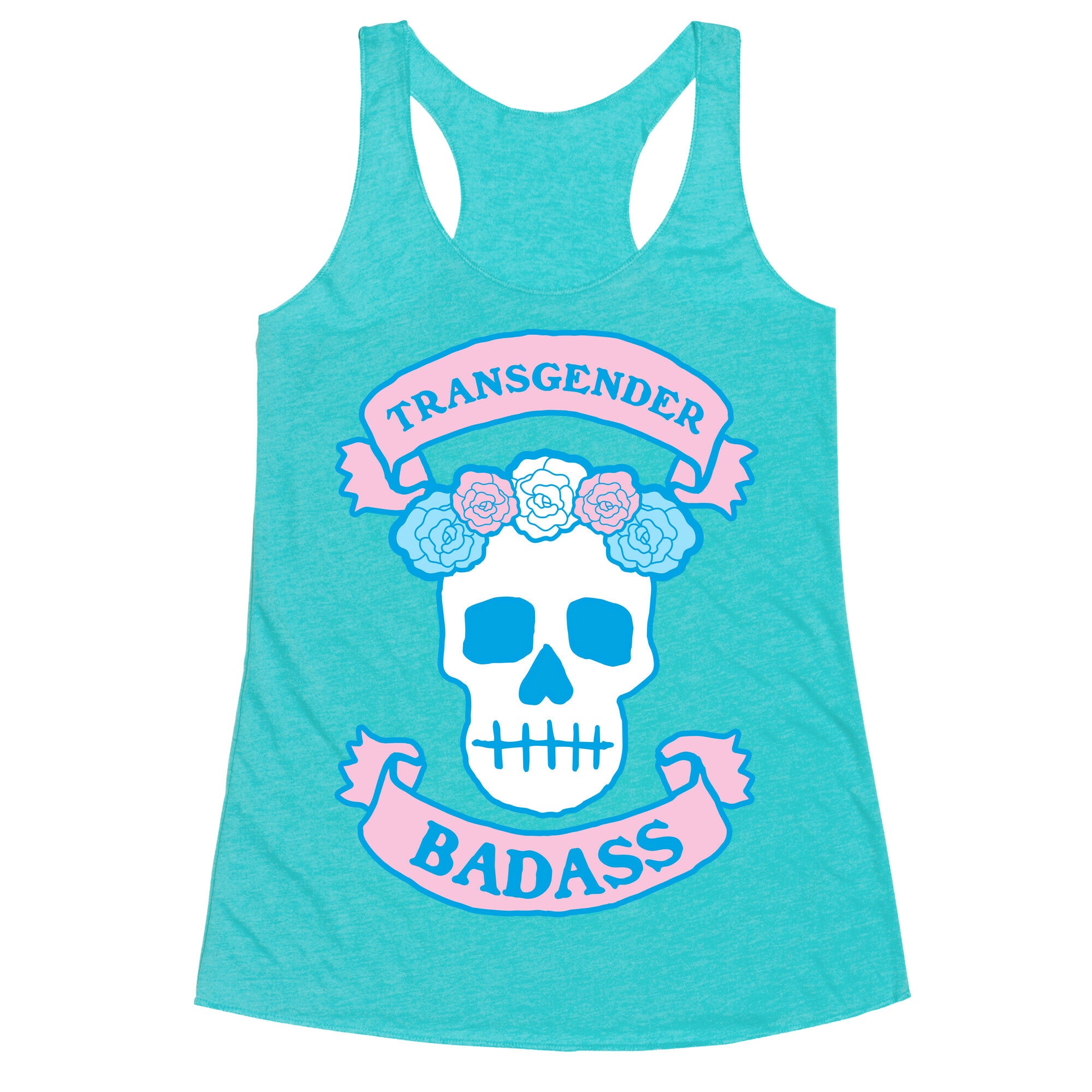 Transgender Badass Racerback Tank