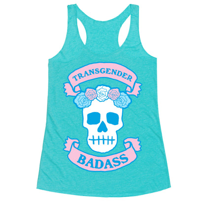 Transgender Badass Racerback Tank