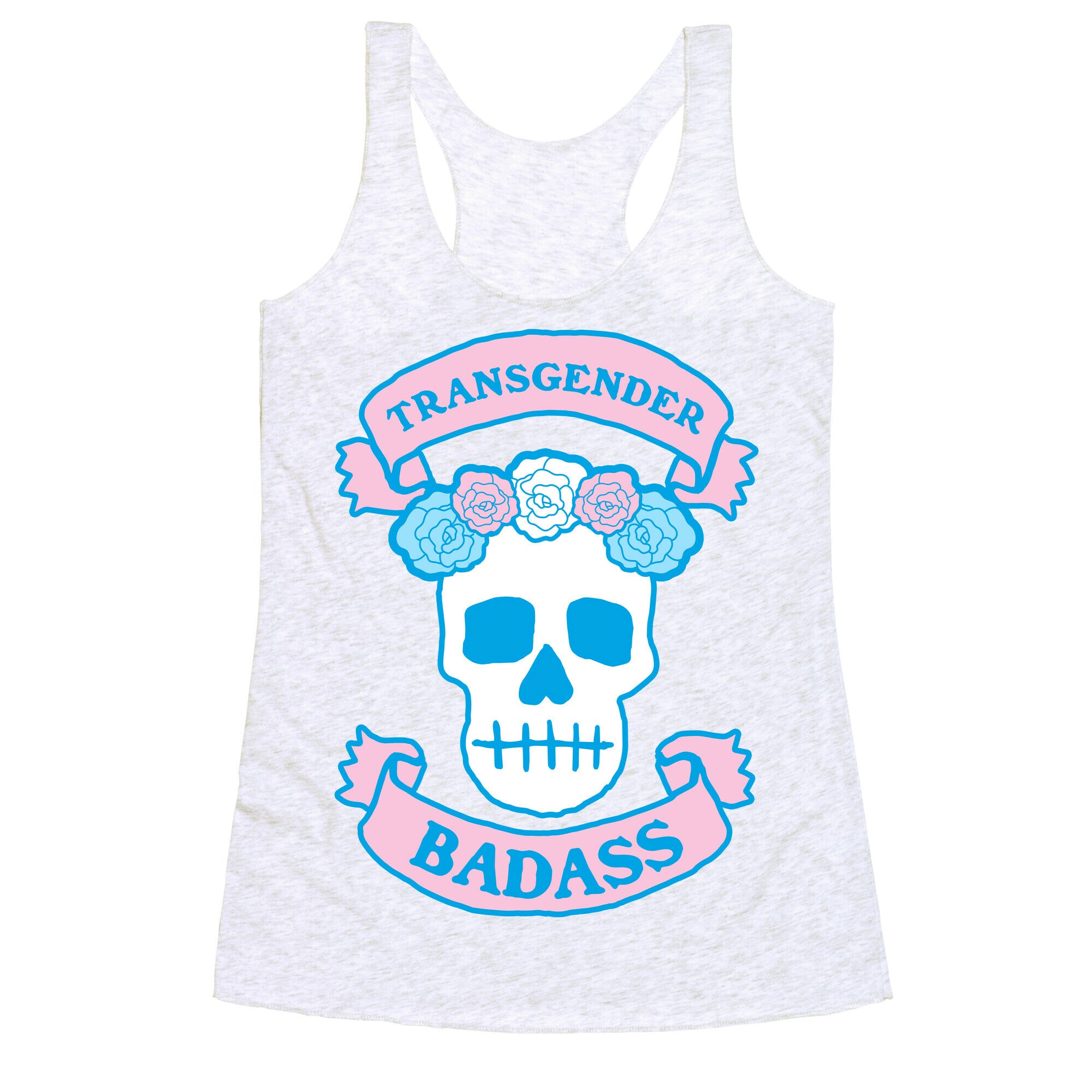 Transgender Badass Racerback Tank