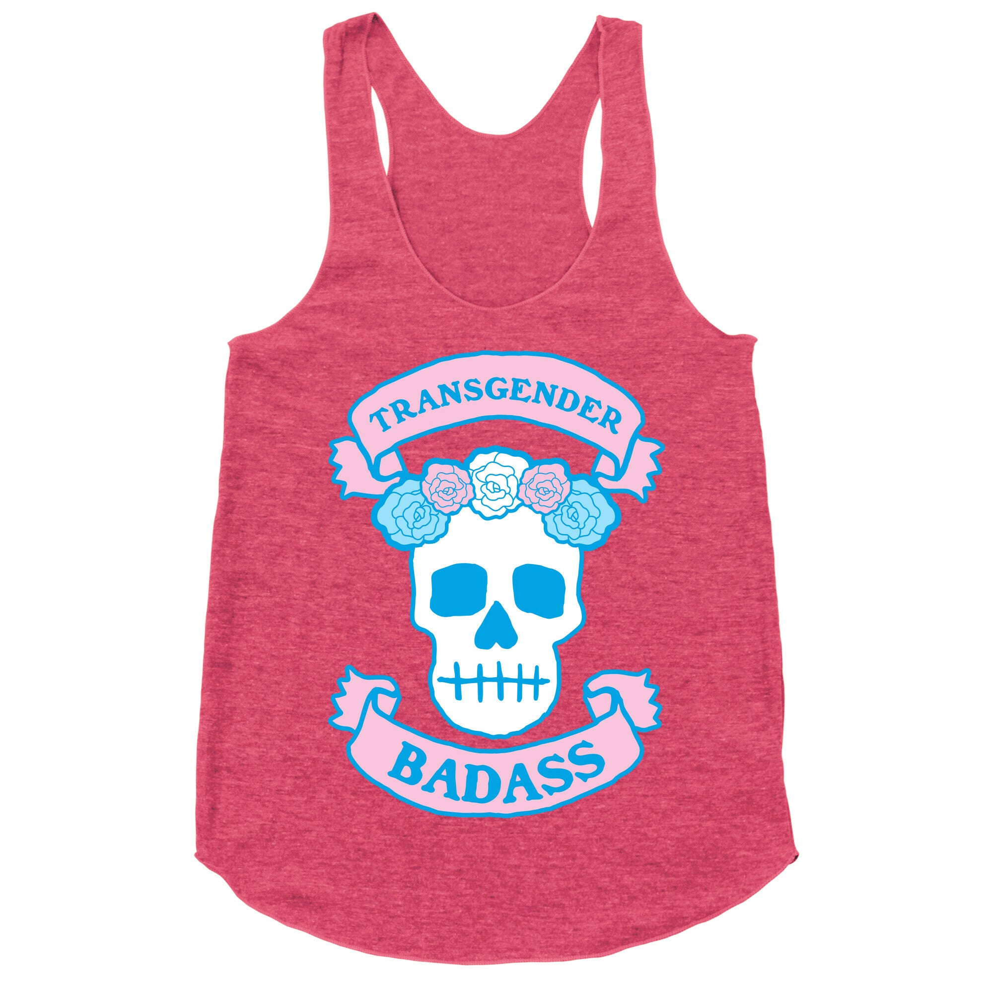 Transgender Badass Racerback Tank