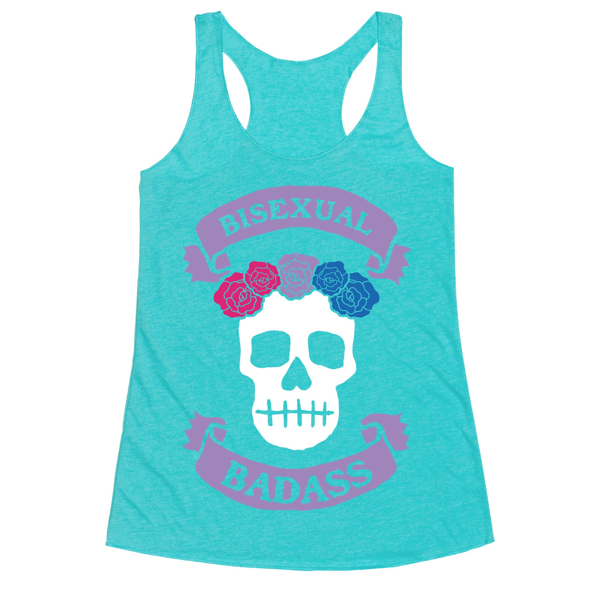 Bisexual Badass Racerback Tank