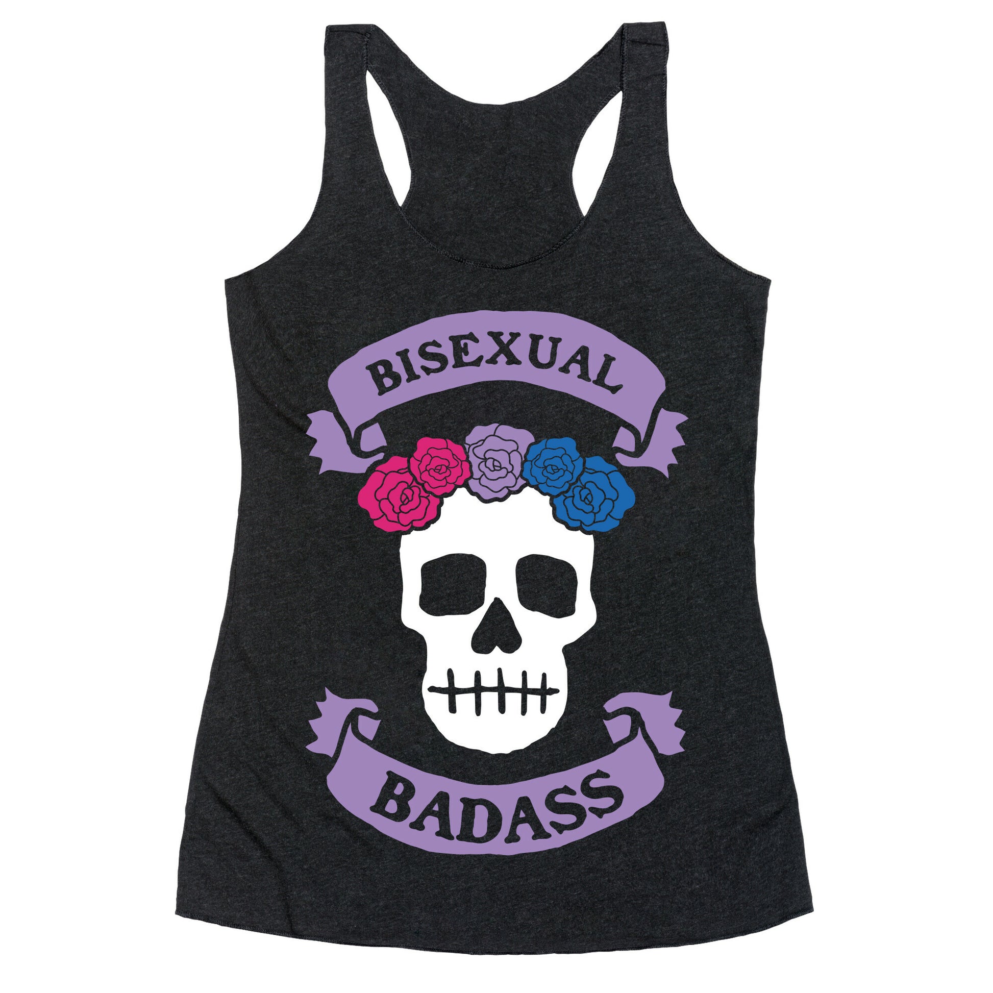 Bisexual Badass Racerback Tank